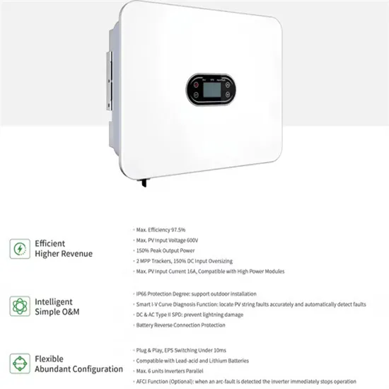 How big is the solar energy storage cabinet lithium battery inverter